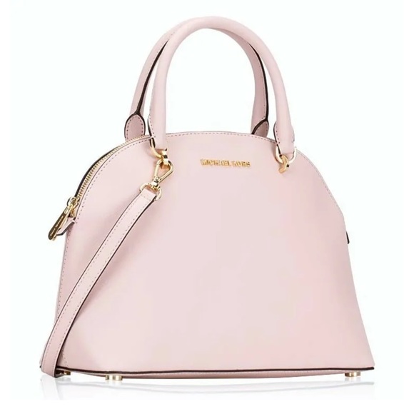 MAKE AN OFFER | Michael Kors Baby Pink Large Emmy Dome Purse/Satchel 💗 - Picture 1 of 16